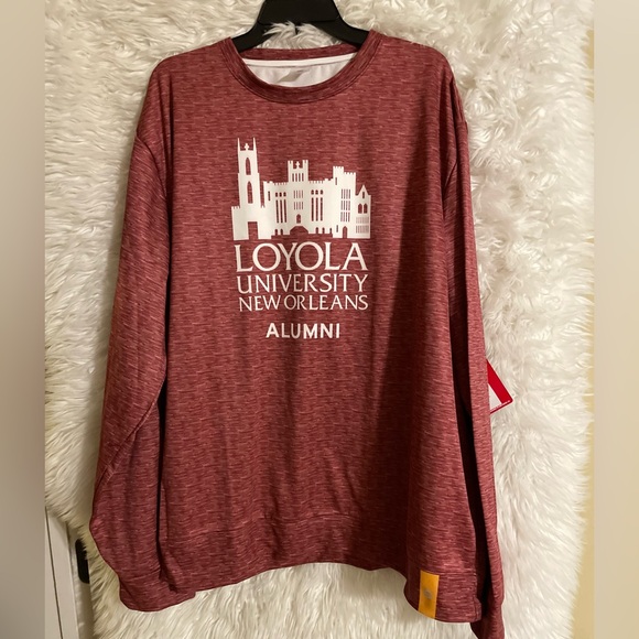 Loyola University New Orleans Alumni NWT Men’s Long Sleeve Sweatshirt. Size 3XL - Picture 1 of 8